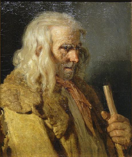 Jean-Jacques Monanteuil Portrait of a Breton Peasant